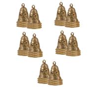 HAPINARY 5 Set di Campanelle Artigianali in Metallo per Decorazioni in Stile Vintage Campanelle Decorative per Le Feste 6 Pezzi * 5