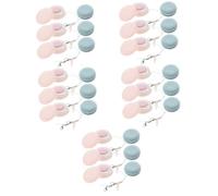 HAPINARY 5 Set Di Lenti Portatili Per Occhiali A Forma Di Macaron Tamponi Per La Pulizia Degli Occhiali 6 Pezzi * 5