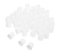 HAPINARY 50 pezzi Cappucci Dentifricio in Plastica Twist- Tappi Resistenti per Tubetti di Dentifricio e Pomate Copri Confezioni Viaggio Versatili per Casa e Trasporto