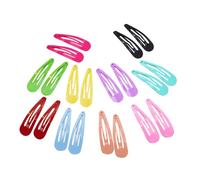 HAPINARY 50 Pezzi Fermagli Per Chioma Colori Puri Per Bambini Ragazze Forcine A Scatto in Metallo Design Per Bambini Decorazioni Fermagli Per Eleganti