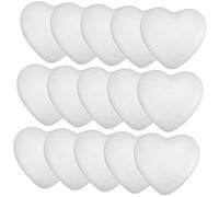 HAPINARY 50 Pezzi Palline Forma Cuore Non Verniciate per Decorazioni Matrimoniali Forniture per Feste e Speciali Leggere e Facili da Utilizzare