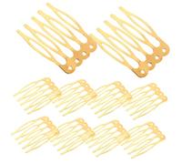HAPINARY 50 Pezzi Pettine Per Chioma Fai Da Te Pettine Semplice Cinque Denti A Forcina Accessori Per Chioma Per Copricapo Fatto A Mano