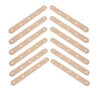 HAPINARY 50 Pezzi Porta Stoppini in Legno per Candele con Regolabili Supporti Centratori per Stoppini di Candele Fai da Te Strumento Riutilizzabile Profumate