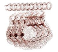 HAPINARY 50 Pezzi Retine Per Chioma Elastica Retine Per Chioma Per Ballerine Infermiere Hostess Parrucche Acconciature Da Sposa