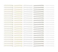 HAPINARY 500 Pezzi Catena Estensibile in Acciaio Inossidabile per Creazione Gioielli Te Braccialetti e Collane Catena Regolabile Liscia e Resistente per Bigiotteria Artigianale