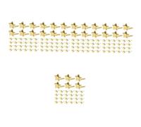 HAPINARY 500 Pezzi di Chiodi Colorati Piccoli Borchie Rivetti Unici Borchie per Sartoria Borchie per Sartoria Mini Borchie Borchie per Vestiti Piccoli Borchie Decorative Borchie per
