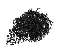 HAPINARY 500 Pezzi Mini Brads Neri Piccoli Fermagli per Scrapbooking Decorazioni Fai da Te e Organizzazione Documenti Facili da Usare e Resistenti per Progetti Creativi