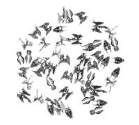 HAPINARY 50pezzi Charms Per Unghie Stile Goth Decorazioni Per Nail Art Metalliche Vintage Per Halloween Accessori Nail Art Unici e Resistente Per Manicure e Regali Donne e Amiche