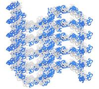 HAPINARY 5confezioni Coriandoli Glitterati Numero Blu e Argento per Decorazioni Tavolo Compleanno Addobbi Festa Anni Confetti Brillanti per Party Allegri e Colorati