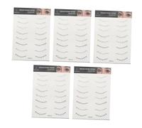 HAPINARY 5fogli Adesivi Per Ciglia Inferiori Decalcomanie Per Ciglia Inferiori Adesivi Per Trucco Occhi Tatuaggi