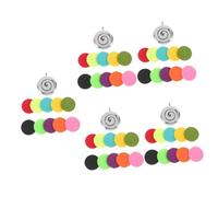 HAPINARY 5pezzi Ciondolo Diffusore Di Inossidabile Collana Con Design Hollow Perfetta Per Profumi Essenziali e Idea Unica Per Donne e Uomini