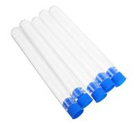 HAPINARY 5pezzi Contenitore Trasparente per Tubi Stoccaggio in Plastica da Aghi Cruna Tubo Stoccaggio per Aghi per Progetti Fai da Te