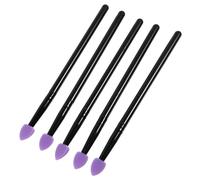 HAPINARY 5pezzi Pennelli Viso in Silicone Per Ombretto Spazzole Make up Morbide e Multifunzionali Applicatori Sfumino Per Trucco Occhi Preciso e Uniforme Per Cosmetici Quotidiani