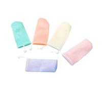 HAPINARY 5pezzi Sachet Per Sapone in Rete Custodia Salva Sapone Sacchetti Per Saponette Cordino Per Uso Quotidiano e Viaggi