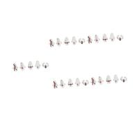 HAPINARY 5sets Anelli Per Unghie Rosse Gioielli Da Donna Eleganti Per Decorazione Delle Dita Accessori Per Feste e Occasioni Speciali