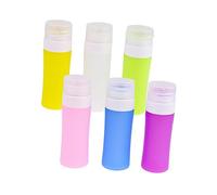 HAPINARY 6 Flaconi Per Trucco in Silicone Flaconi Vuoti Portatili Cosmetici Cura Della Pelle