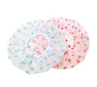 HAPINARY 6 Pezzi Cappello Da Bagno Da Donna Impermeabile Baia Beccuccio Da Bagno Gel Detergente Per Wc Detergente Per Superfici Piovere Cestino Signore Berretti Poncho Spugna Nuotata Corpo