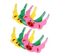 HAPINARY 6 Pezzi Cuffie Da Doccia Per Ragazzo Ragazza Cappelli Da Bagno Protezione Dall'acqua Regolabili Non Assorbi Eva Comodo Da Pulire