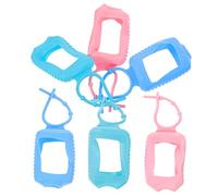 HAPINARY 6 Pezzi Custodia Per Flacone in Silicone Porta Flacone Manuale Piccolo 50 Ml Comoda Da Viaggio