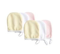 HAPINARY 6 Pezzi Di Guanto Struccante in Microfibra Dischetti Struccanti Lavabili Per Viso Rimuovere Trucco Detergente Delicato