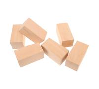 HAPINARY 6 Pezzi Di Materiale Per Intaglio In Legno Di Tiglio Blocchi Di Legno Grezzi