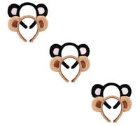 HAPINARY 6 Pezzi Fascia Per A Forma Di Orso, Fascia Per Con Orecchie D'Orso, Fascia Per Da Donna, Decorazione Per Costume Da Animale, Cerchietti Per Con Orecchie Di Animale, Fascia Per A