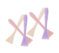 HAPINARY 6 Pezzi Pennelli in Silicone per Maschere Viso con Sottile Applicatori Precisi per Maschere Argilla Gel e Strumenti Versatili per Cura della Colori Mix