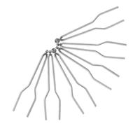 HAPINARY 6 Pezzi Punte per Pirografia Inossidabile Accessori per Penna Pirografo per Tecniche Incisione su Legno Facili Durevoli