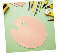 HAPINARY 6 Pezzi Tavola di Legno per Pittura Artistica Tavola in Legno per Colori Ad Acquerello con Foro per Pittura a Olio Grezzo per Acquerello e Olio