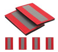 HAPINARY 6 Pezzi Toppe Riflettenti di Sicurezza con Chiusura Hook And Loop Resistenti e Versatili per Sport Notturni Escursionismo Lavoro e Attività all Aperto Visibilità Rossa per Zaini