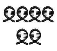 HAPINARY 6 Pz molletta per dentata bandalette stop fermagli per senza presa artiglio per di tensione fermaglio a coda di cavallo updo artiglio fermaglio per