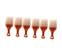 HAPINARY 6 Pz Pettine per parrucchieri largo mini pennello pettini per per accessori donna mini pettine rip curl plasil comb pettine per acconciature pettine da parrucchiere Coffee