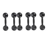 HAPINARY 6 Pz Visiera per optometria bende sugli occhi occhio occlusori per il test eye patch eye mask strumento di prova della vista strumento per il test della vista della vista pp Black