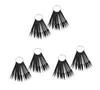 HAPINARY 6 Set Di Punte Per Unghie Punte Per Esercitarsi Con Le Unghie Finte Tabella Dei Piastre A Forma Di Ventaglio Per Esposizione Di Nail Art