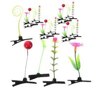 HAPINARY 60 Pz Clip per di piante di simulazione divertente forcine clip di germoglio mini barrette hair clip fermagli per alla frutta germogliare fermaglio per