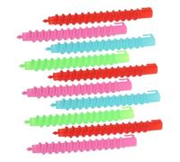 HAPINARY 60pezzi Bigodini per Permanente Spirale Piccoli per Capelli Corti Sostituibili in Plastica per Arricciare e Creare Ricci Mozzafiato Colore Casuale
