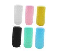 HAPINARY 6pezzi Custodie Silicone Per Bottiglie Coperture Elastiche Impermeabili Per Contenitori Liquidi Per Shampoo e Toeletta e Riutilizzabili