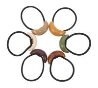 HAPINARY 6pezzi Elastico Per Coda Di Cavallo Geometrico Fasce Per Capelli Senza Danni Corda Per Capelli Per Donne e Ragazze Accessori Per Duraturi