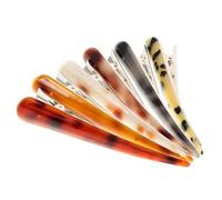 HAPINARY 6pezzi Forcine Per Capelli in Corno Di Bue Fermagli Alla Moda Per Donna Decorazione Capelli Mista Colore Fermaglio Per Di Cavallo Durevole