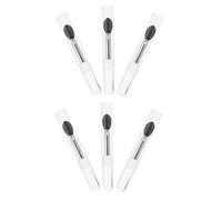 HAPINARY 6pezzi Pennello Per Labbra Testa in Silicone Di Pennelli Per Ombretto e Trucco Da Donna Pratico Applicatore Per Cosmetici e Balsamo Per Labbra