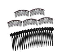 HAPINARY 6pezzi Pettine Per Capelli Strass Laterale in Stile Francese Accessori Decorativi Per Sposa Fermaglio Floreale in Pettine Per Donna e Ragazza