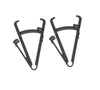 HAPINARY 6pezzi Plicometro Per Misurazione Grasso Corporeo Strumento Compatto Per Uomini e Donne Facile Da Usare Misurazione Accurata Delle Pliche Cutanee Per Controllo Peso e Fitness