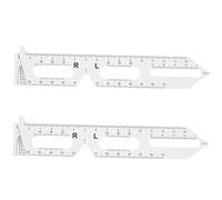 HAPINARY 6pezzi Righello Pupillare Portatile Misurazione Precisa Della Pupillare Per Strumento Per La Facile Usare Età