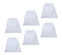 HAPINARY 6pezzi Sacchetti Raccolta Per Aspiratore Unghie in Non Bianco Accessori Manicure Con Design Elastico Antiscivolo Per Salone Nail Art