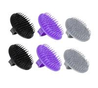 HAPINARY 6pezzi Spazzola Per Massaggio Del Capelluto Spazzola Per Shampoo Per Pulizia Dei Capelli Massaggiatore Per Capelluto Rimuove La Forfora Sporco Stimola La Crescita Dei Capelli Adatt