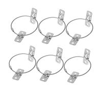 HAPINARY 6sets Fissaggi Parete Per Mobili in Inossidabile Kit Di Ancoraggi Antiribaltamento Per Ragazzo Ragazza Ragazza e Armadi Facile Installazione e Resistenza