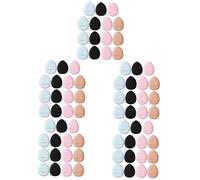 HAPINARY 75 Pz Mini soffio per le dita spugnetta make up make up sponge puf trucco soffio Piumini da cipria sciolti piccoli piumini da cipria per il trucco piumini da cipria con le dita