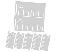 HAPINARY 7pezzi Ruler Template Per Misurazione Ragazzo Ragazza Di Plastica Con Scale Chiare e Precise Per Tracciare La Crescita Dei Ragazzo Ragazza Per Decorare Muro Della Cameretta e