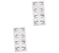 HAPINARY 8 Paia Di Adesivi Per Occhi A Forma Di Ragno E Pipistrello, Eyeliner, Ombretto, Adesivi Per Il Trucco Di Halloween, Nastro Per Il Trucco Per Ombretto, i Per Il Degli