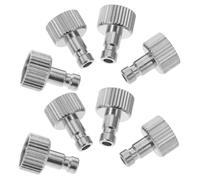HAPINARY 8 Pezzi Adattatori Quick Release per Aerografo Femmina Filettati Connettori Rapidi per Tubo Accessori per Progetti DIY e Verniciatura Precisa